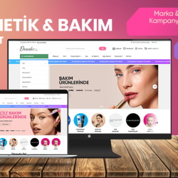 Kozmetik & Bakım E-Ticaret Konsepti #3