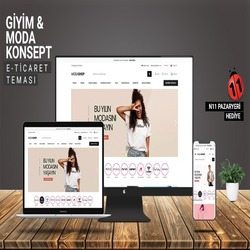 Giyim & Moda E-Ticaret Konsepti #1