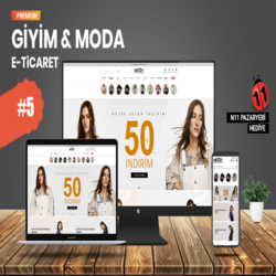 (PREMIMUM) Giyim & Moda E-Ticaret Konsepti #5