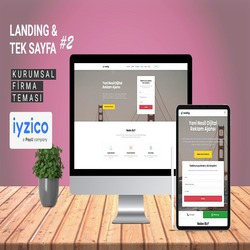 Landing & Tek Sayfa Kurumsal Tema #2