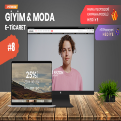 (PREMIMUM) Giyim & Moda E-Ticaret Konsepti #8