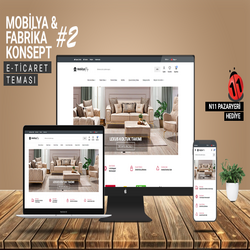 Mobilya Satış E-Ticaret Konsepti #2